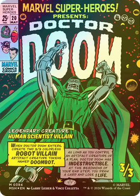DOCTOR DOOM　ドクタードゥーム　フォイル　MTG MTG Doctor Doom FOIL MSH English Showcase | eBay