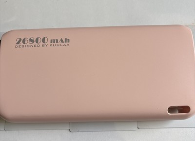 Kuulaa Portable Charger 26800mAh, High Capacity Power Bank, Dual-Input and Du...
