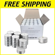 Long Burning Tea Lights - 6 Hours Clean Bulk Candles