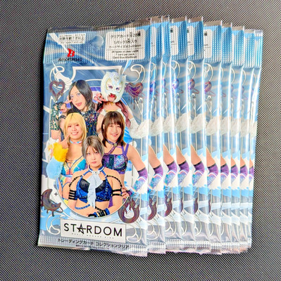 10x STARDOM Trading Card Booster Pack - Japan Wrestling Collection - Neu Sealed