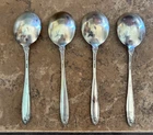 (4) 925 STERLING SILVER "PRELUDE" BABY SPOONS INTERNATIONAL SILVER