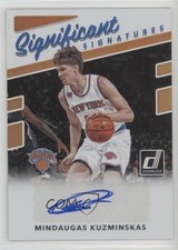2017 Panini Donruss Significant Signatures Mindaugas Kuzminskas #SS-MK Auto 3t2