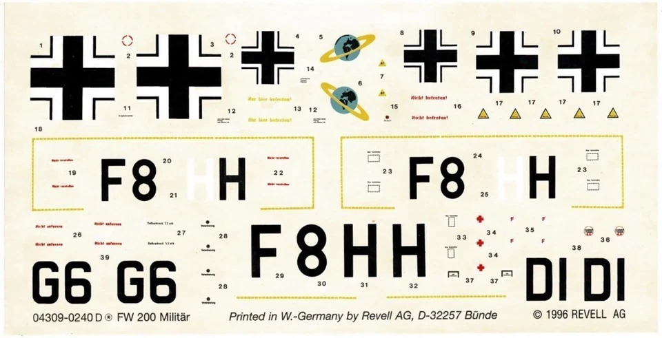 1/72 REVELL 04309; Focke Wulf Fw 200A Transporter - Image 2 of 2