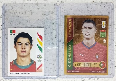 Cristiano Ronaldo 2006 Panini FIFA Germany World Cup Rookie 298