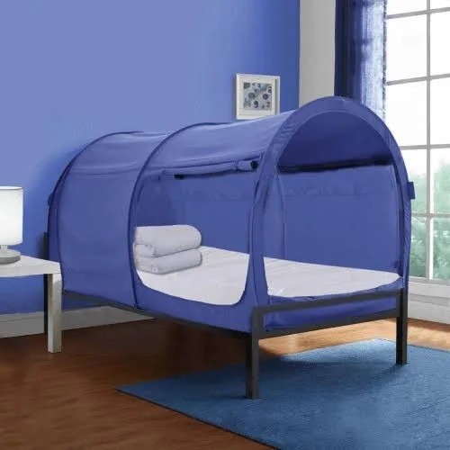LEEDOR Bed Tent/Canopy/Shelter Cabin Indoor Privacy Warm Breathable Twin w/mesh