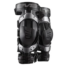 EVS Axis Fits Sport Knee Brace Pair Black/Black/Grey - Large