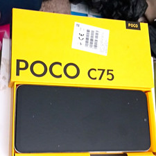 POCO C75 Smartphone in Originalverpackung (OVP), gelbe Box