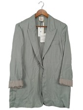 ALYSI Blusa in seta Donna Camicetta a blusa Taglia IT 40 blu pallido