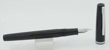Esterbrook A101 Black & Chrome Aerometric Fountain Pen - 1551 Medium Nib - 1950s