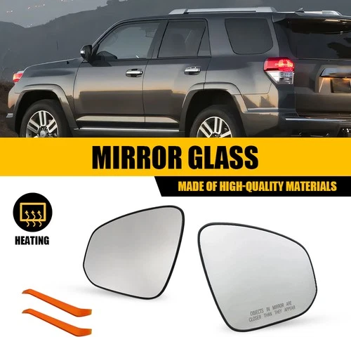 Pair RH LH Side Power Heated Mirror Glass Set Fit For 2016-2021 Toyota Tacoma US