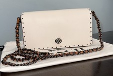 Coach 1941 Dinky Rivets Crossbody Bag in Chalk Calfskin