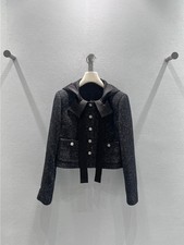 2025 winter hot sales runway show embroidery classy tops+pants suit SML