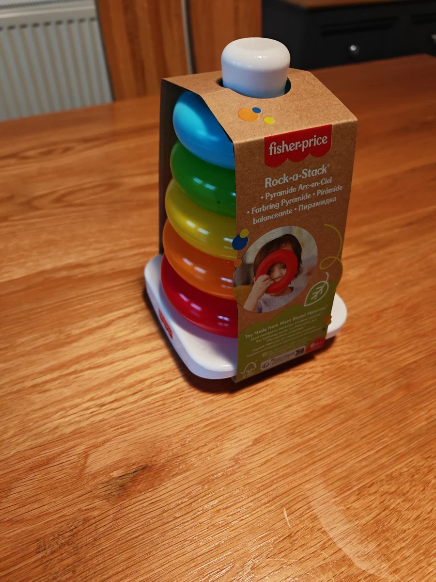 Shop Fisher-Price Sensory Rock-A-Stack Roly-Poly Stacking Toy With Fine