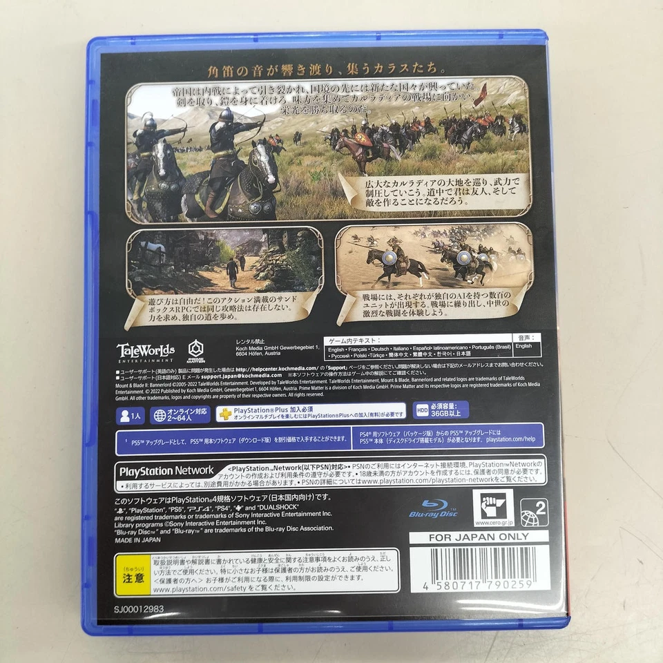 Tale Worlds Entertainment Mount Blade Ii Bannerlord Playstation4 PS4 Foto 2 de 4