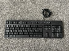 Dell KB212-B Wired USB Keyboard PC MAC With Number Pad SAVE MONEY ON BATTERIES!