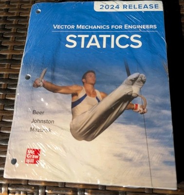 Vector Mechanics for Engineers: Statics 2024 Release Loose Leaf Pages -Sealed
