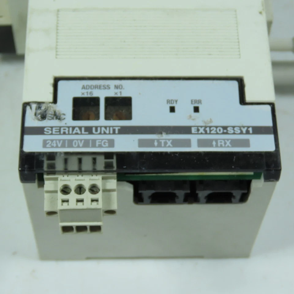 SMC VQ1201RY-5 EX120-SSY1 Électrovanne Collecteur 8-Station 24VDC Serial Unité - Photo 2/4