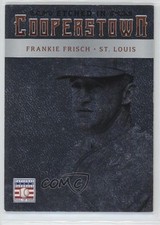 2015 Panini Cooperstown Etched in Cooperstown Frankie Frisch #24 HOF 03xg
