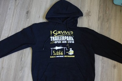 Trailerpark I Survived Open Air 2018 Hoodie Größe M Merchandise Deutschrap