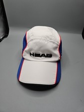 Head Tour Team Sports Cap Mens White/Blue Embroidered Logo Adjustable