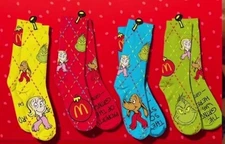 Mcdonald's The Grinch Meal Socks 2025