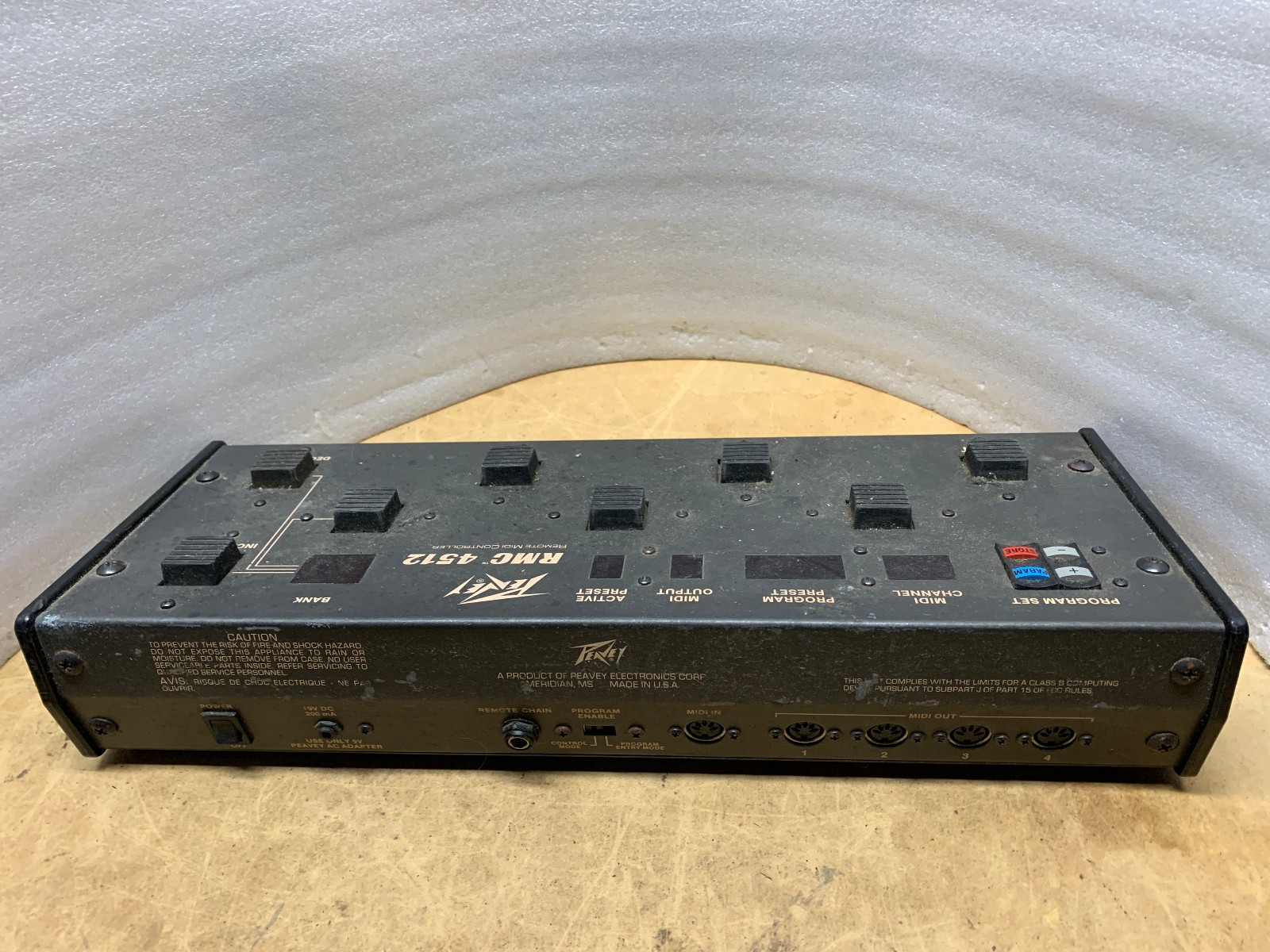 PEAVEY RMC 4512 MIDI CONTROLLER- MAKE OFFER! NON- FUNCTIONING- PLEASE ...