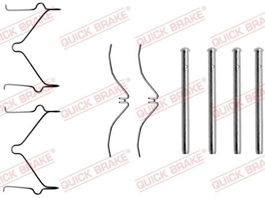 Quick Brake ZubehöRsatz, Scheibenbremsbelag 109-1124 FüR Mazda-image
