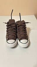 Converse Chuck Taylor All Star High Brown Red Patch Men 5 Women 7