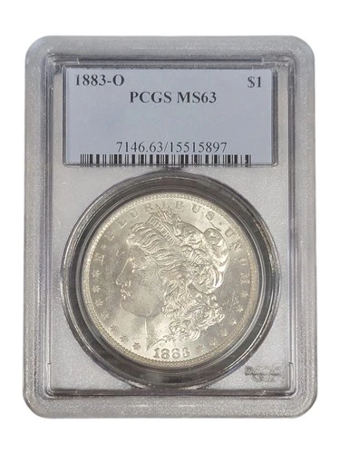 1883-O $1 PCGS MS63 Silver Morgan Dollar Coin
