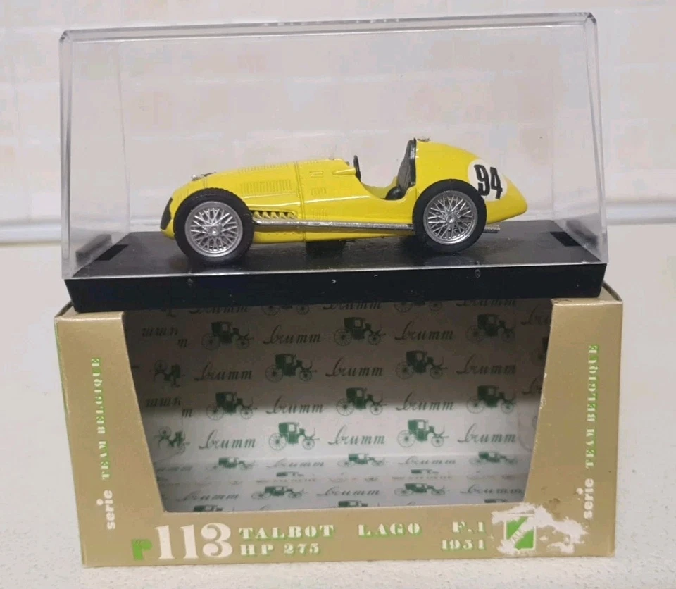 1/43 BRUMM R113 TALBOT LAGO HP 275 .NO BANG BEST PROGETTO K VEREM TOP MODEL. - Immagine 3 di 4