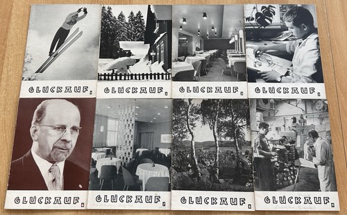 8x Glückauf - Cultura Y Heimatblätter Des Checo Norte Aue / Sa 1963 - 第 1/2 張圖片