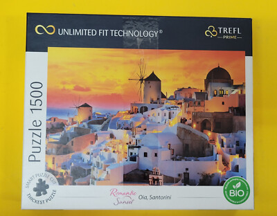Puzzle Oia, Santorini 1500 komplett Trefl Prime Sammlung Paket