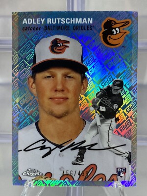 2023 Topps Chrome Platinum Anniversary ADLEY RUTSCHMAN Logo