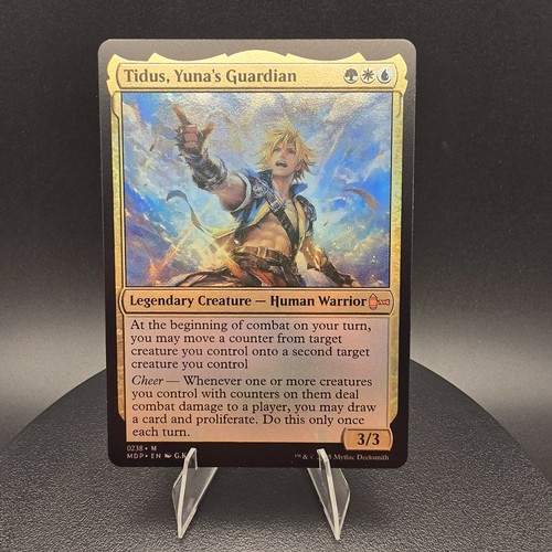 FOIL - Tidus, Yuna's Guardian - Tarjeta Custom Magic: The Gathering - Alta calidad - Imagen 2 de 6