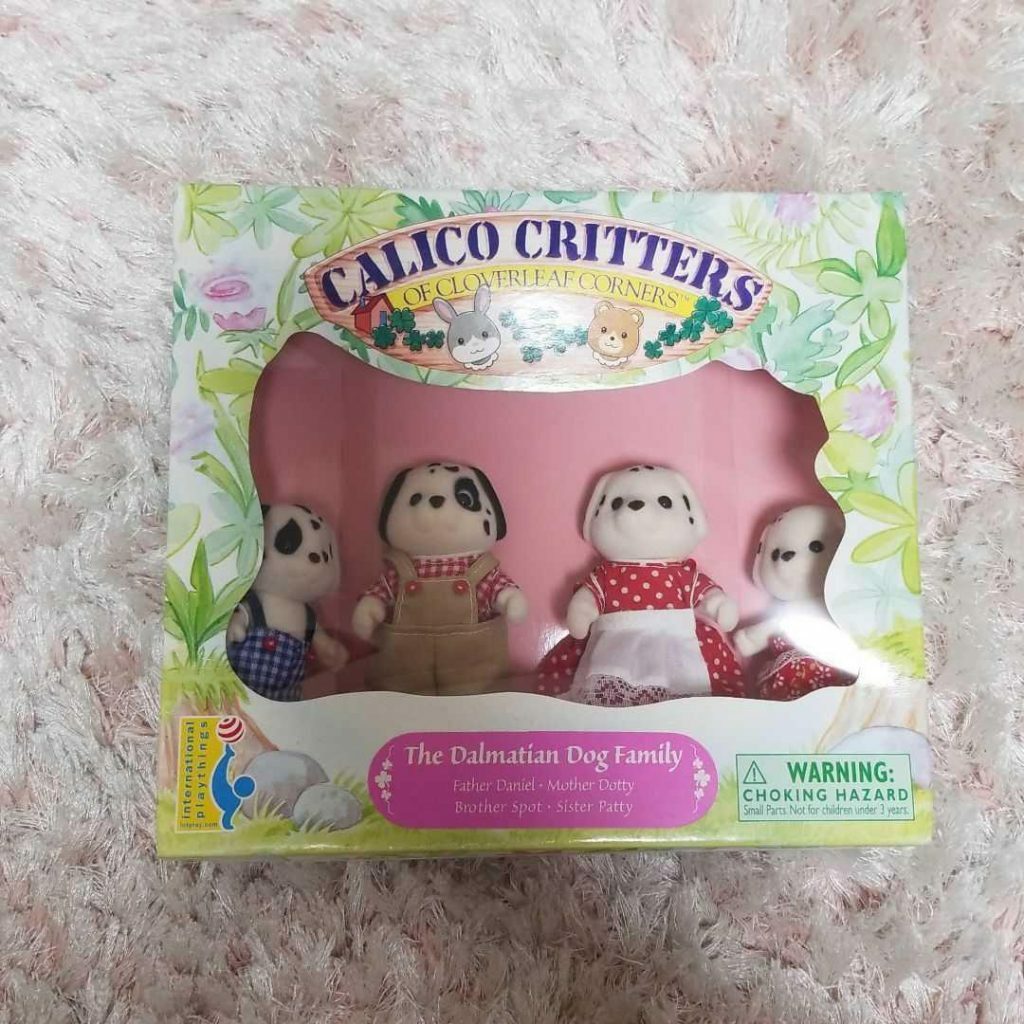 calico critters dalmatian dog family
