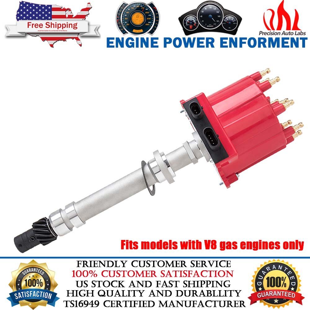 GM HEI Ignition Distributor For Chevy/GMC 5.0L 5.7L 7.4L TBI Engines - OEM #1103952 Replacement, Fits 1987-1997 Trucks & Vans