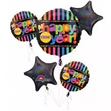 NEW Anagram Bouquet of Balloons HAPPY NEW YEAR 5  SuperShape Centerpiece