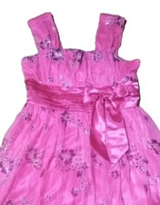 My Michelle Pink Sparkling Dress Girl's Size: 10
