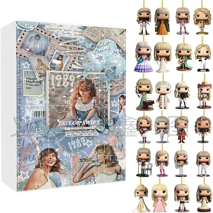 Advent Calendar Christmas 24 Days Countdown Blind Box Taylor Swift Pendants UK eBay