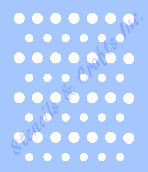 polka dots stencil dot template circle circles stencils 8 x 10 ebay