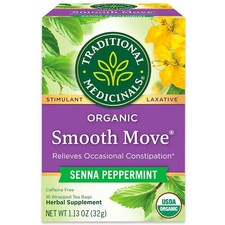 Traditional Medicinals Organic Smooth Move Peppermint Herbal Tea 1 Tea Bags 16