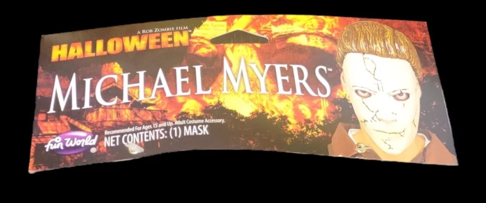 NEW Michael Myers Halloween Face Mask Adult Costume HORROR COSPLAY ROB ZOMBIE - Image 3 of 4