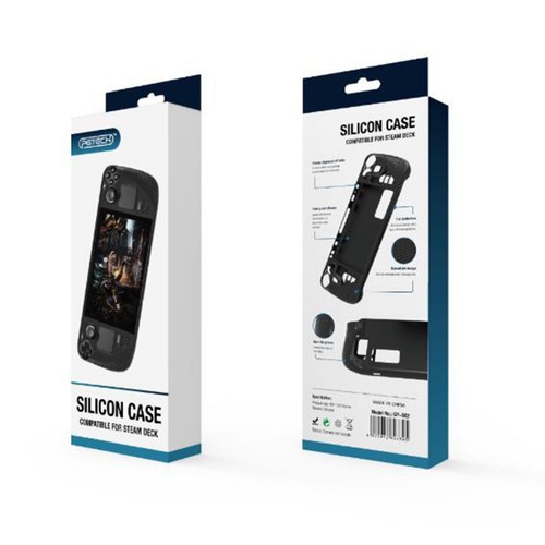 For Steam Deck Game Console Case Silicone Protective Cover w/Anti-slip Particles - Picture 5 of 6