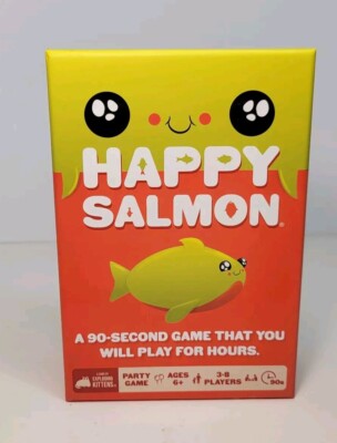 Happy Salmon Party Game for 3-8 Players - 100% Complete