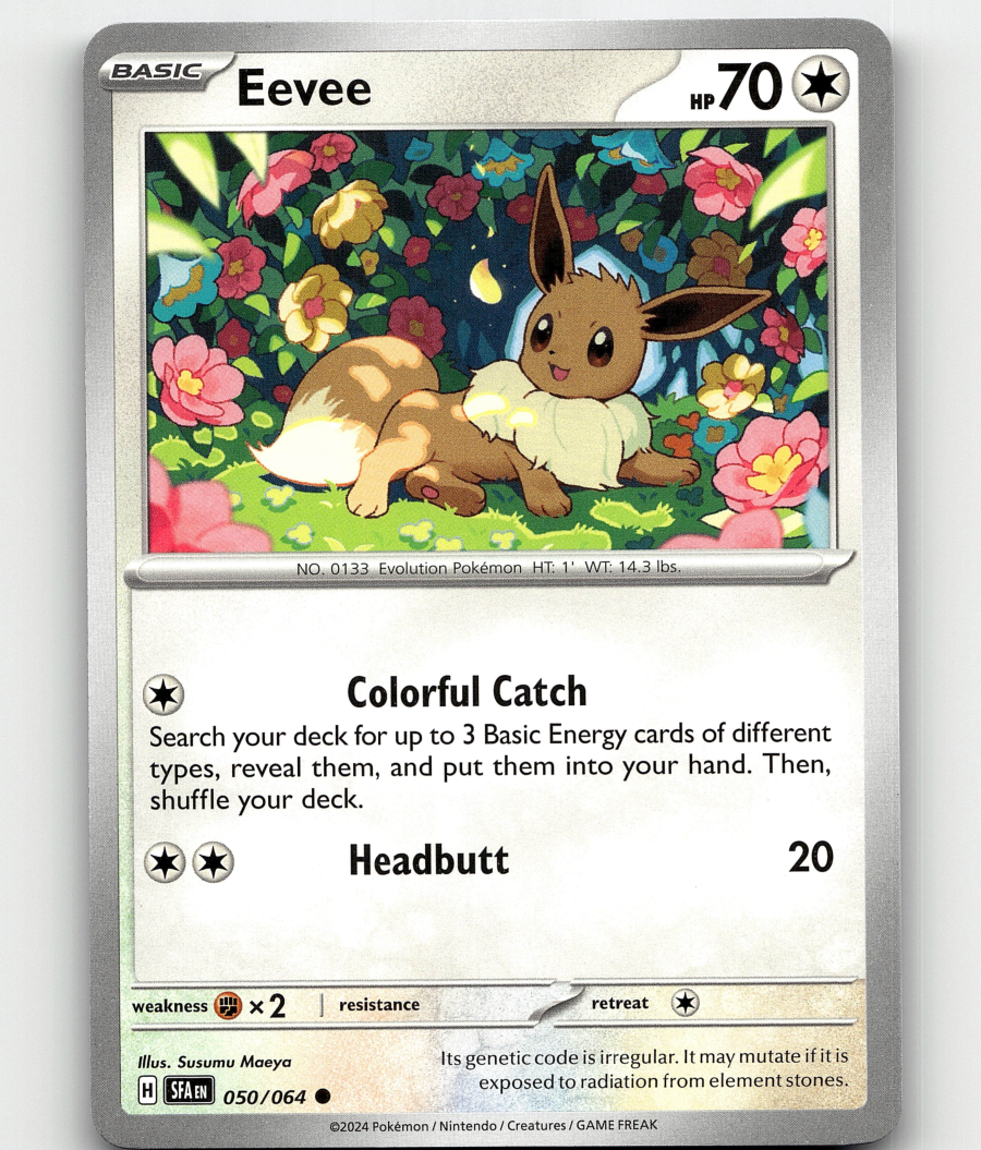 Eevee Pokemon • Common • 050/064 Shrouded Fable | eBay