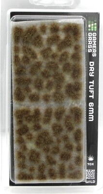 Gamers Grass GG6-DT Dry Tuft Wild Tufts 6mm (70x) Dried Brown Dead Vegetation