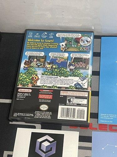 Animal Crossing (Nintendo GameCube 2002) Complete in Box + Memory Card & Inserts - Picture 7 of 10