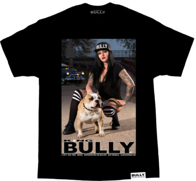 DGA David Gonzalez Art King Bully Brand Benzo Pitbull Urban Tattoo Mens T Shirt