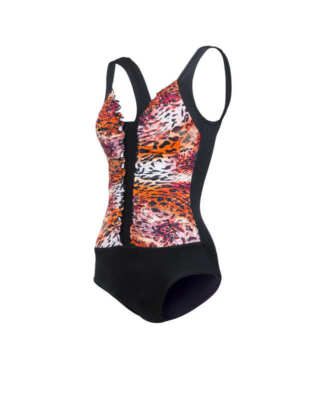 Badeanzug orange 38C Damen orange/schwarz C-Cup UVP:59,99  3.1060