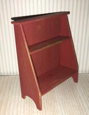 MINIATURE DOLLHOUSE 1:12 SCALE COUNTRY RED BUCKET BENCH-SIR THOMAS THUMB-912.2